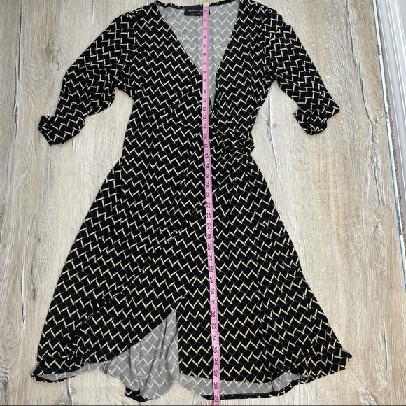 Connected Apparel Wrap Dress - Picture 2 of 10